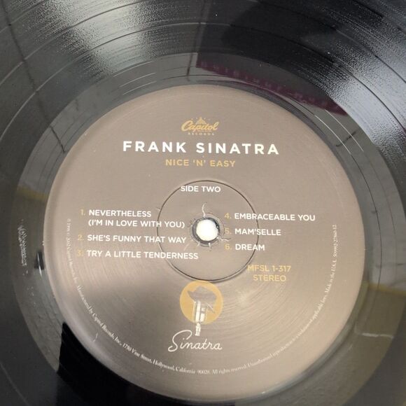 Frank Sinatra - Nice 'N' Easy Vinyl Record 180G MOFI 2002 MSFL 1-317 CLEAN - Picture 4 of 15